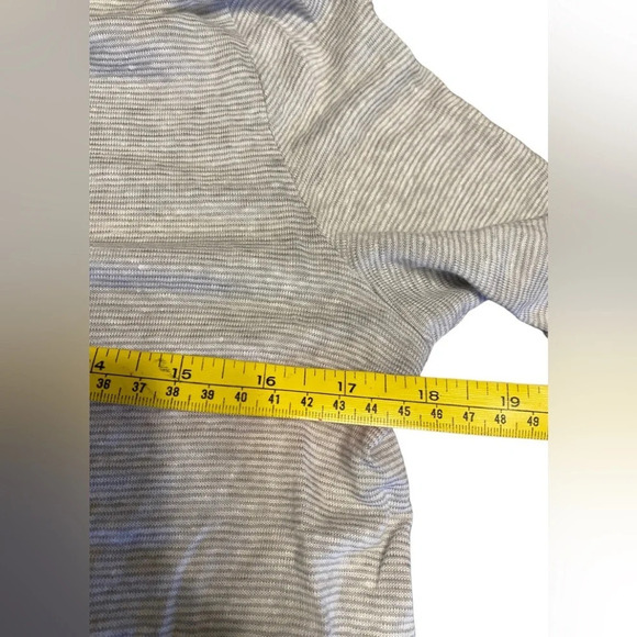 Eileen Fisher Micro Stripe Tunic Sweater Top - Picture 7 of 8